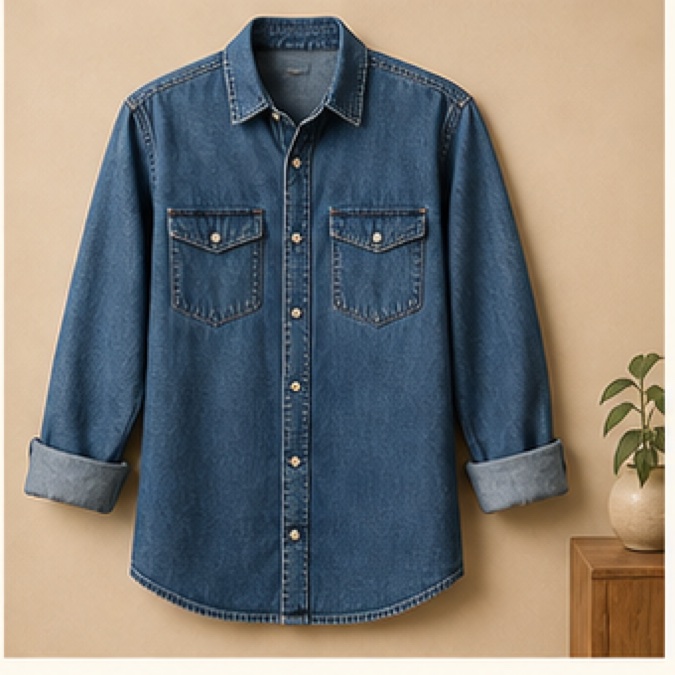 Washed Denim Shirt
