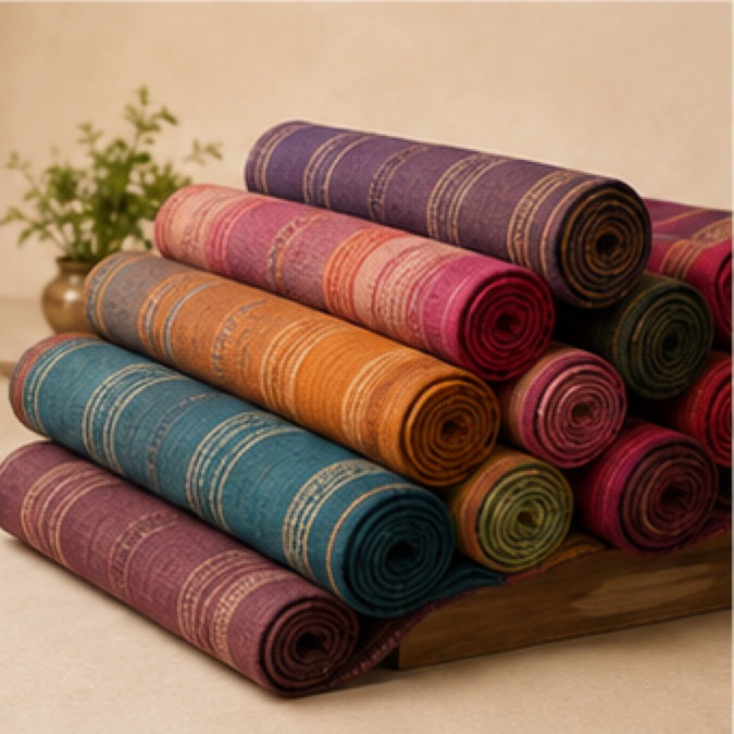 Handloom Stripe Fabric Range